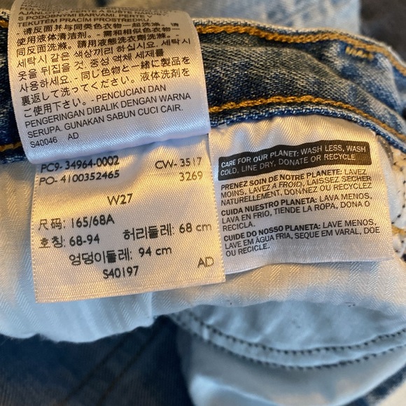 Levi’s wedgie fit size 27 BNWOT - Picture 3 of 4